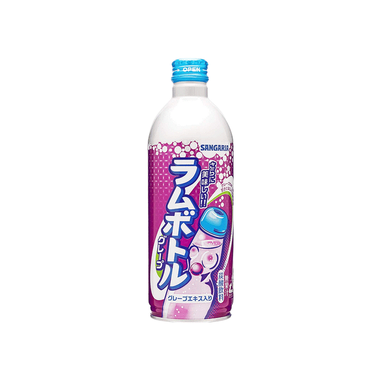 SANGARIA Ramune -Grape (24x500mL) {Exp.Dec-2024}