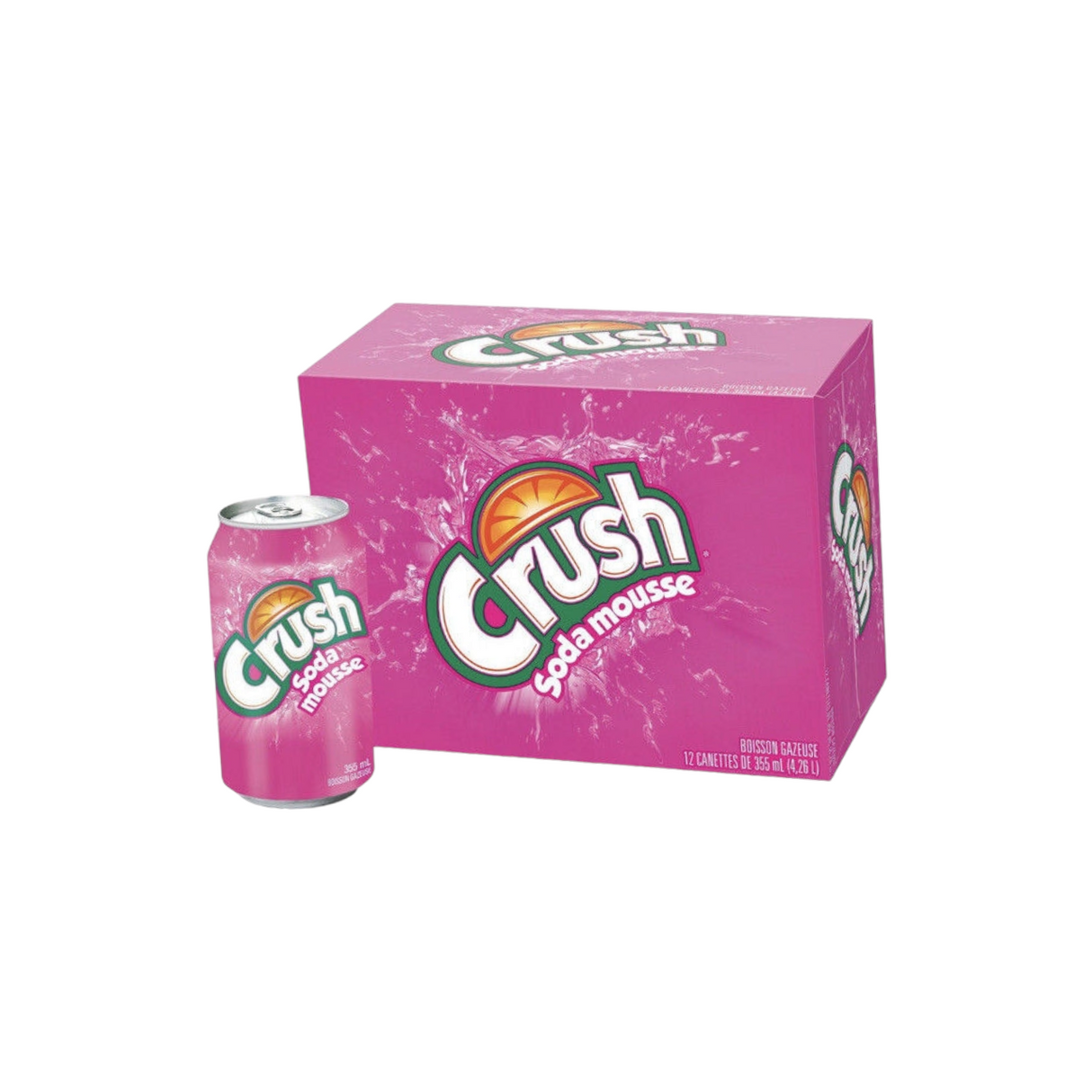 Crush Cream Soda (12x355mL) [Buyer Responsible for any damage]