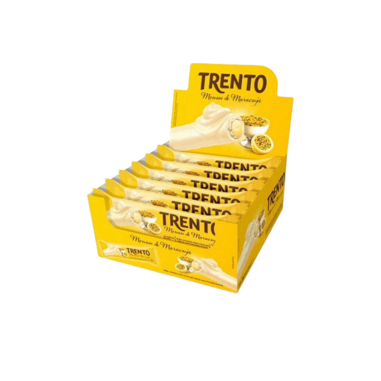 Trento Wafer Rolls - Passion Fruit Mousse (16x32G) {Exp.Nov-2024}