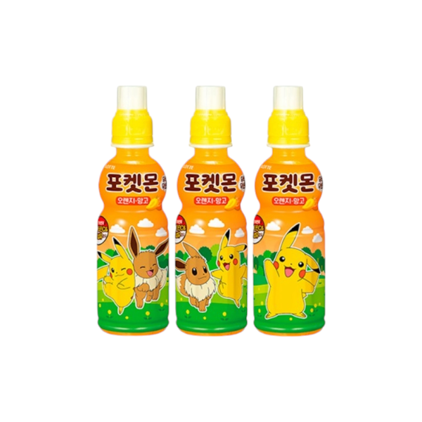 LOTTE Pokemon Edition Orange and Mango Juice (24x235mL) {Exp.Jan-2025}