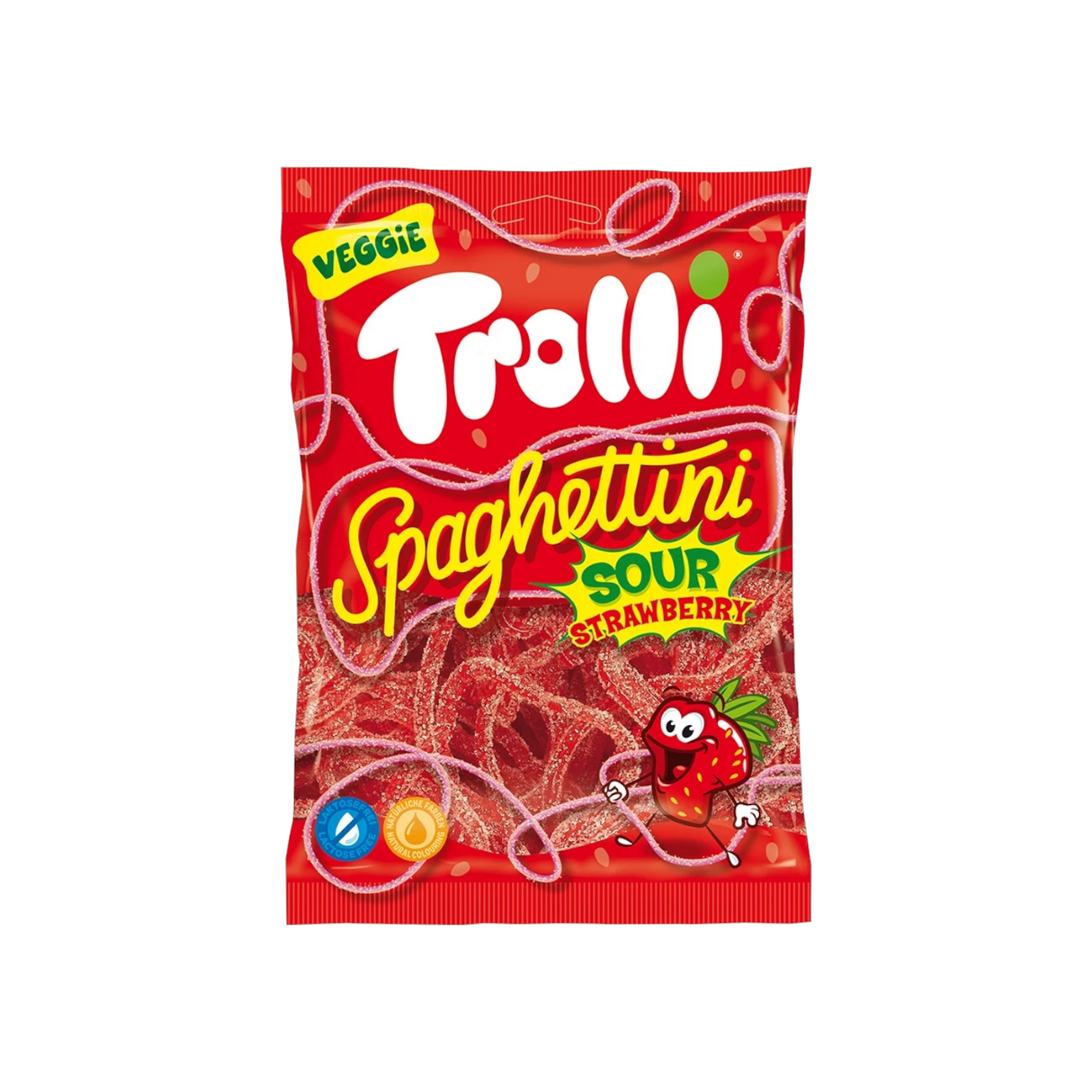 Trolli Spaghettini Sour Erdbeere (30x100G)